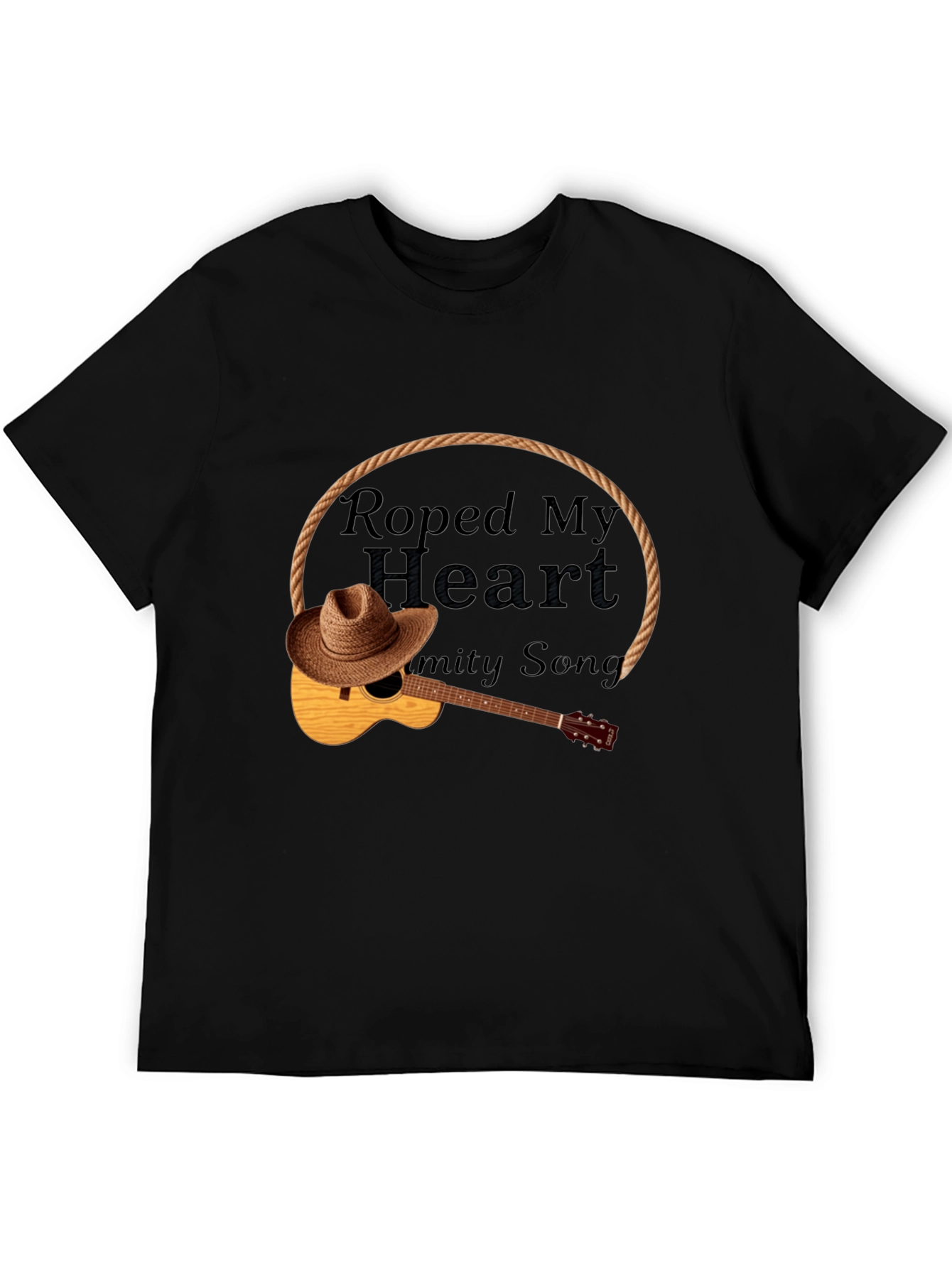Roped My Heart Guitar T-Shirt