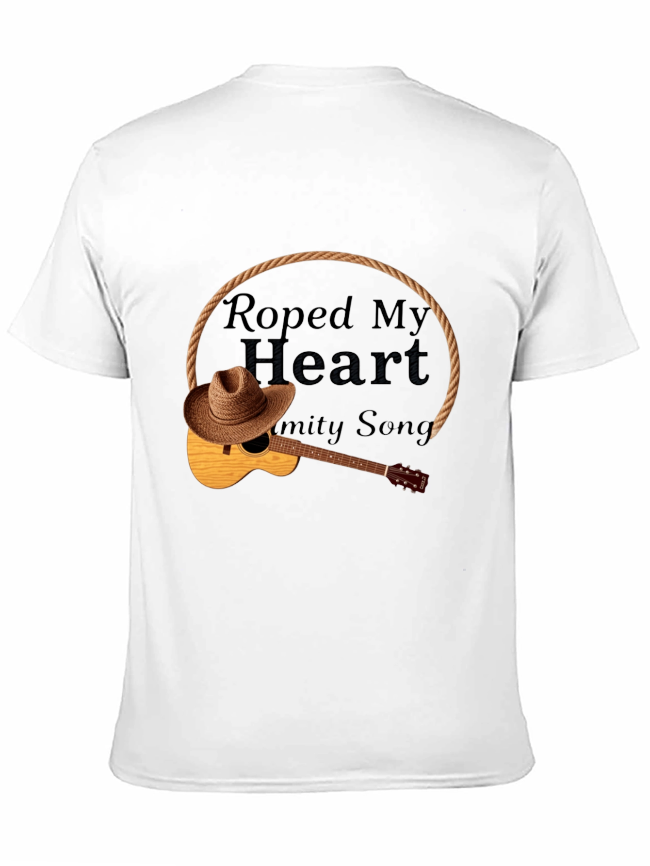 Roped My Heart Guitar T-Shirt