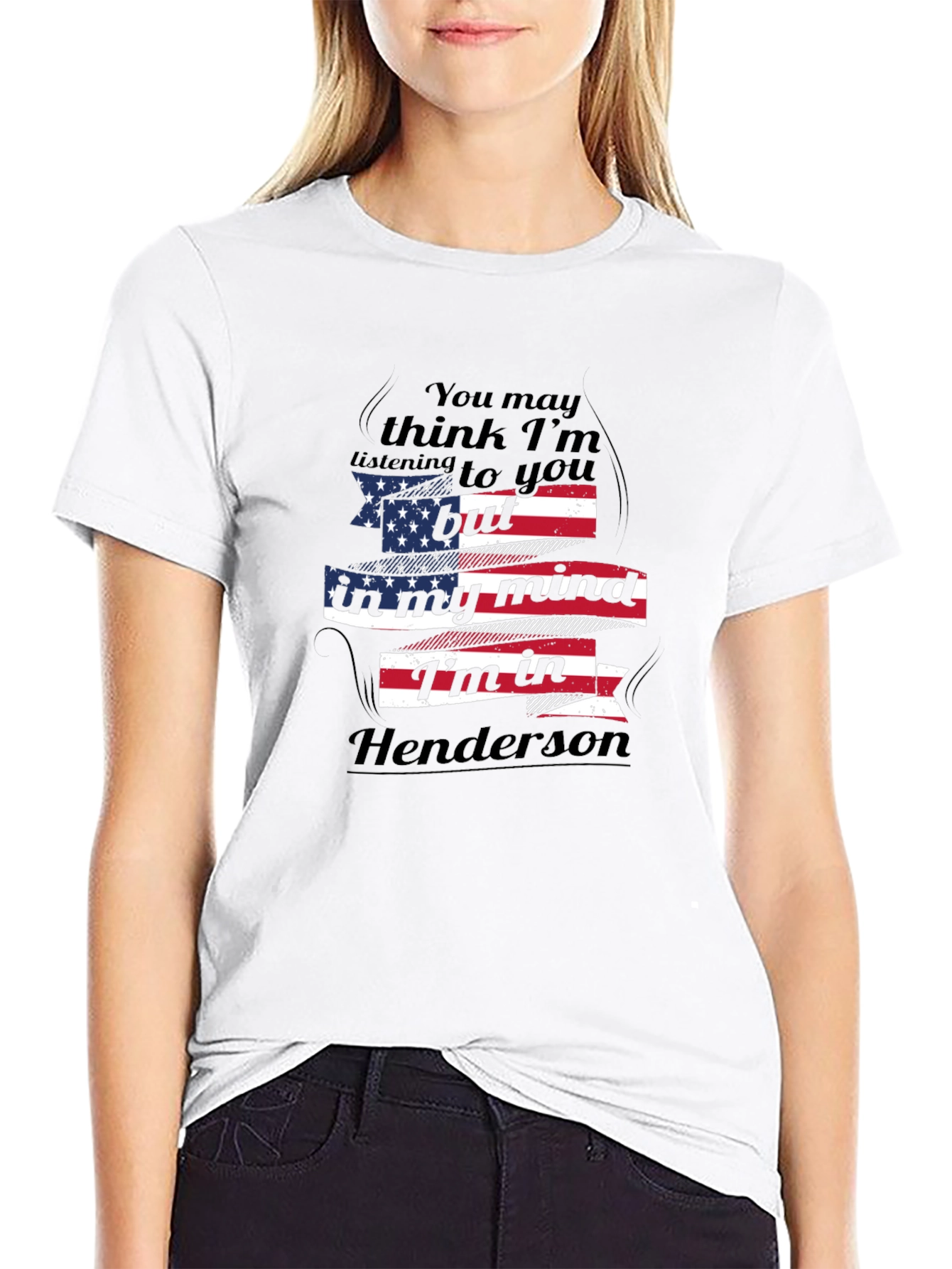Henderson Mind T-Shirt - American Flag Design