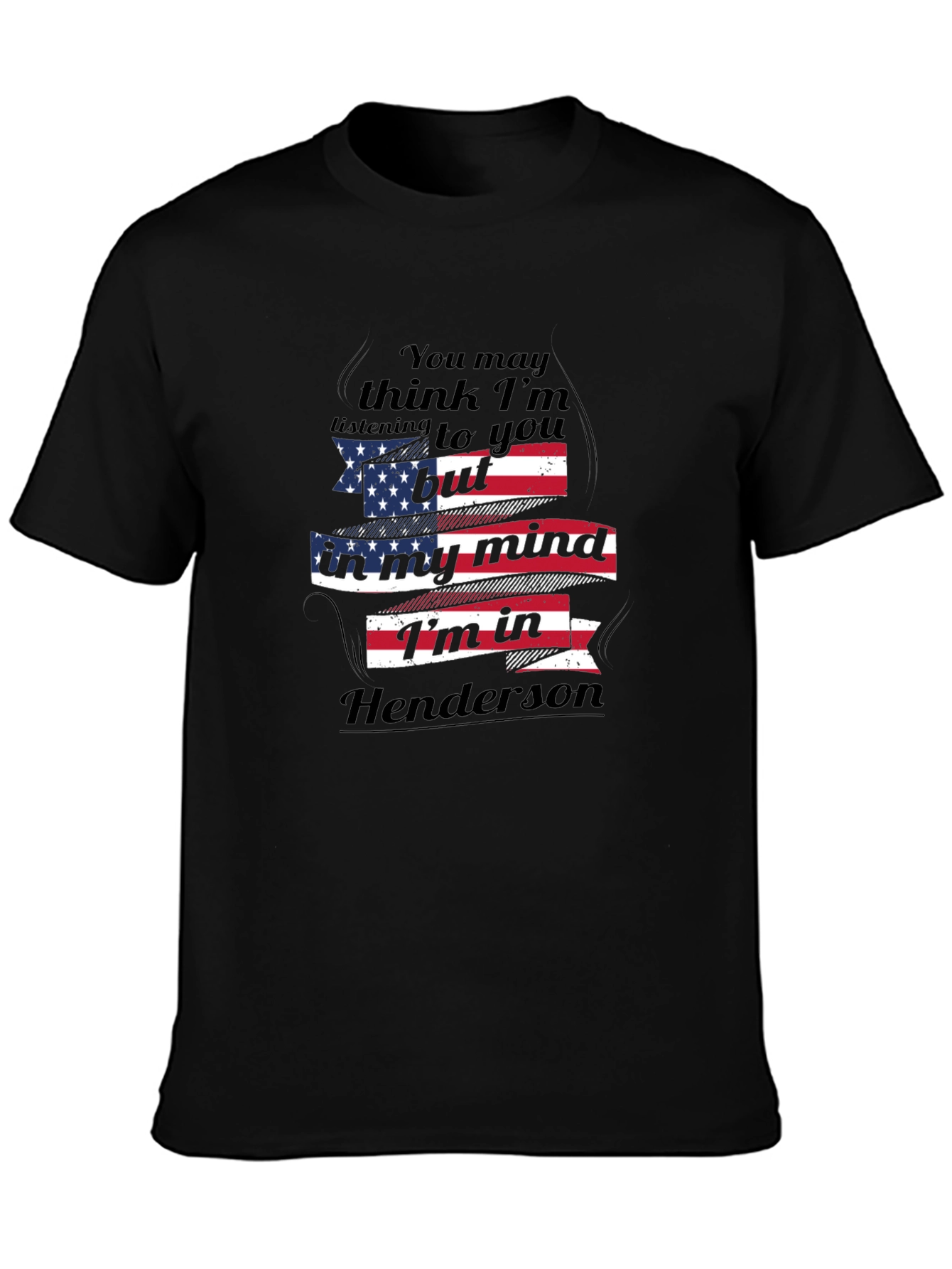 Henderson Mind T-Shirt - American Flag Design