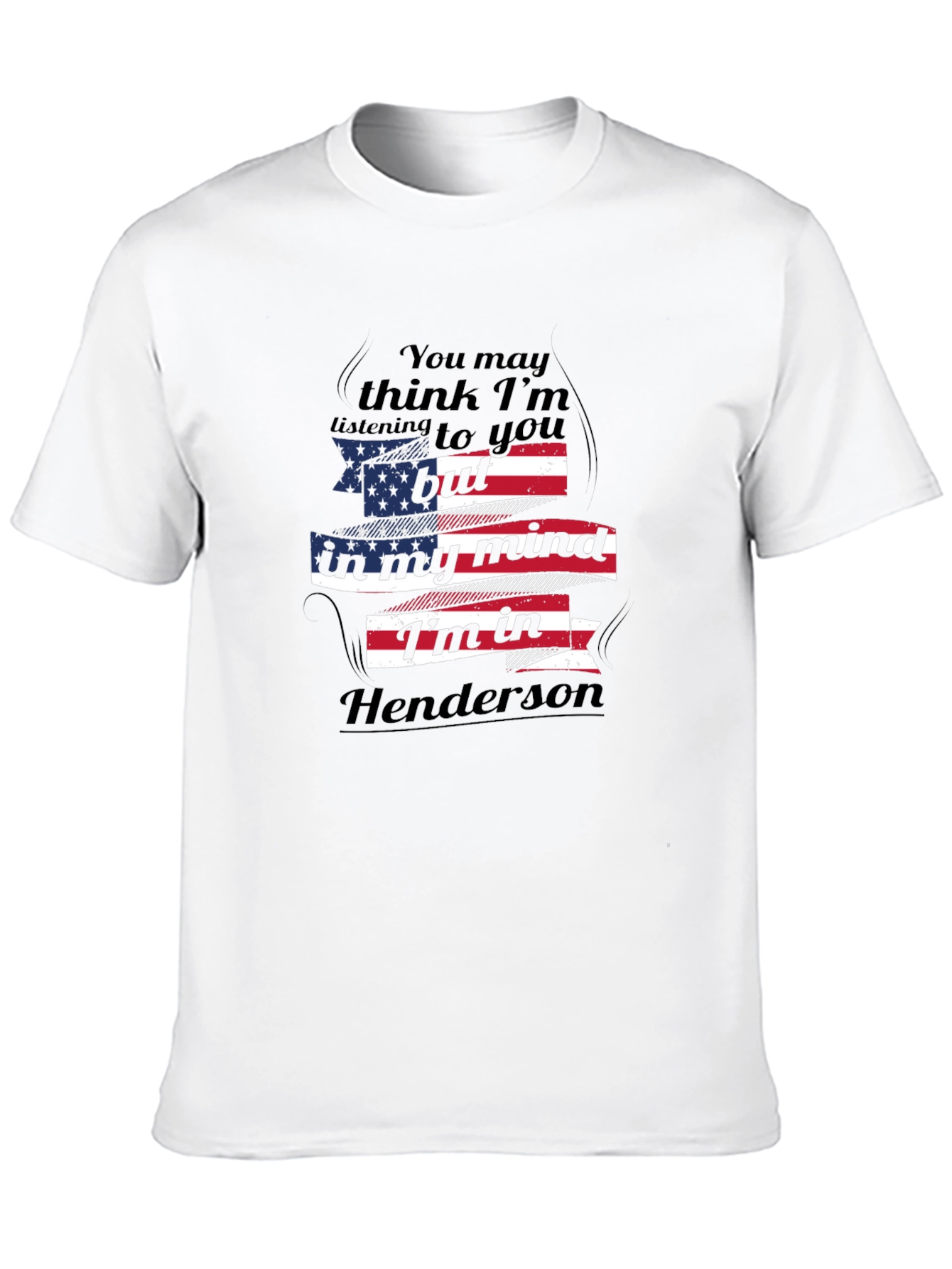 Henderson Mind T-Shirt - American Flag Design