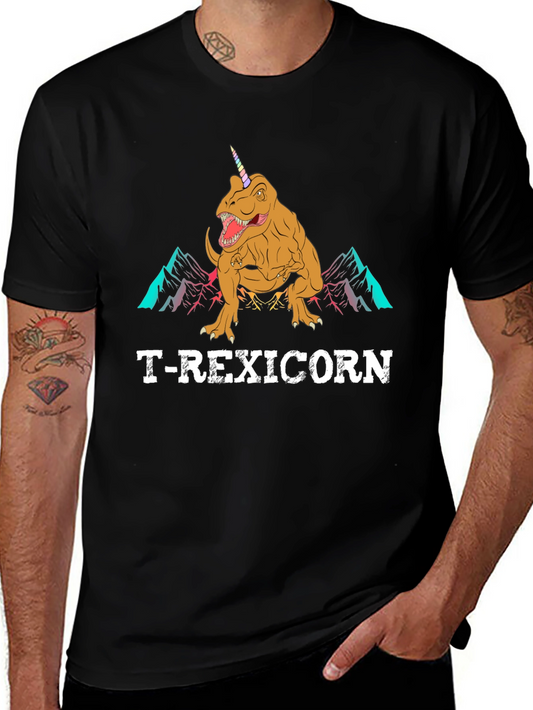 T-Rexicorn T-Shirt: Dinosaur Unicorn Funny Tee