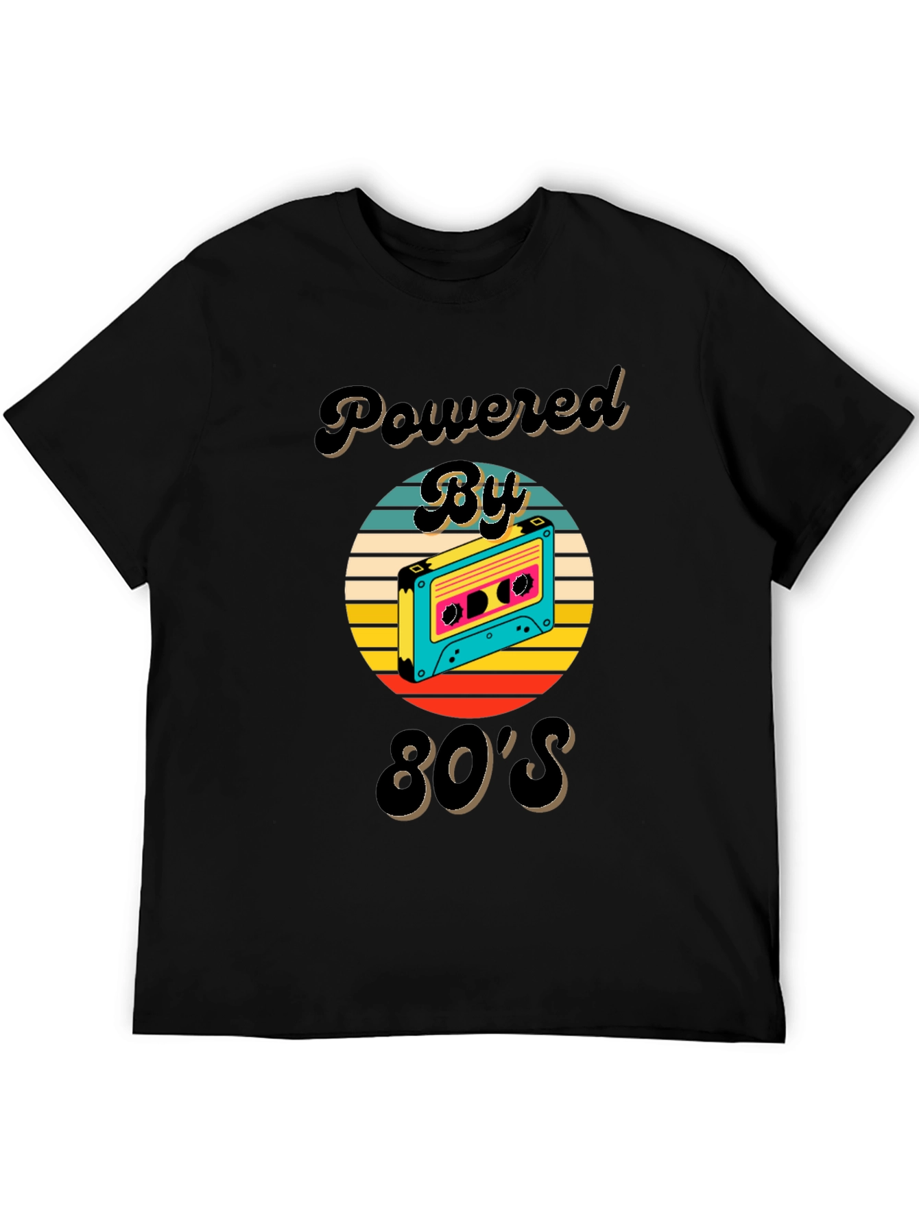 Powered By 80s Graphic T-Shirt