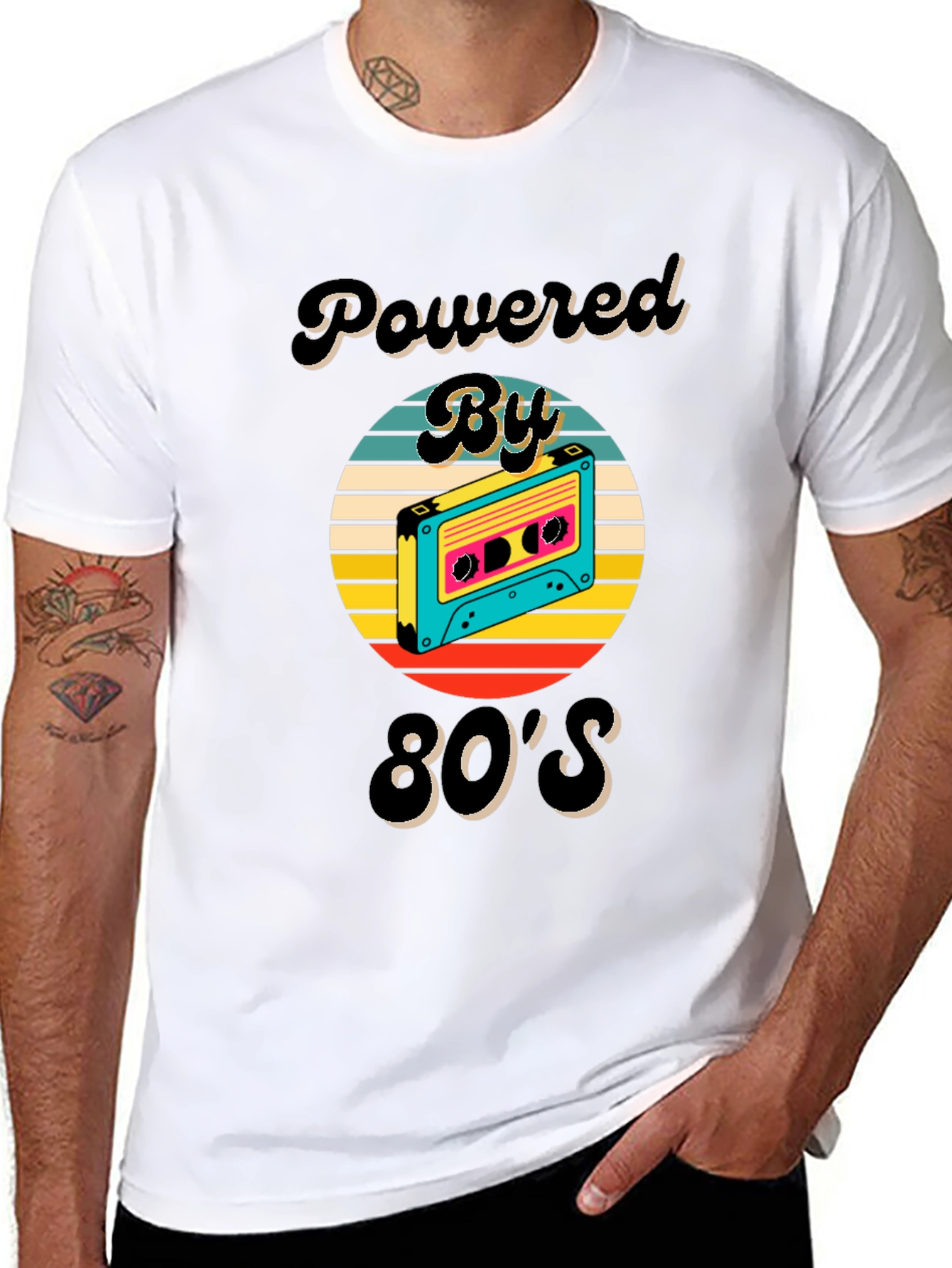 Powered By 80s Graphic T-Shirt