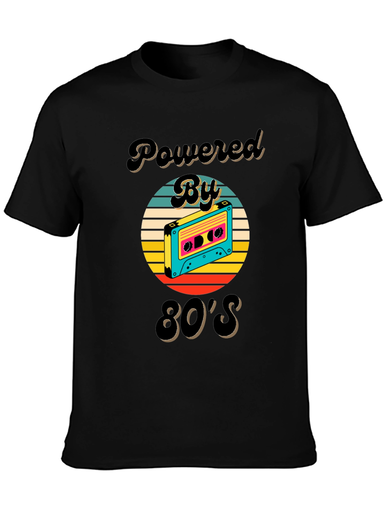 Powered By 80s Graphic T-Shirt