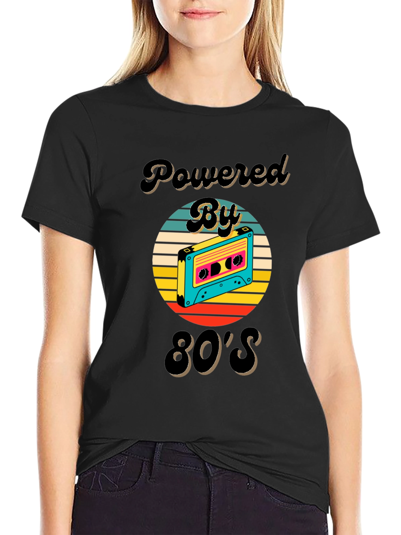 Powered By 80s Graphic T-Shirt