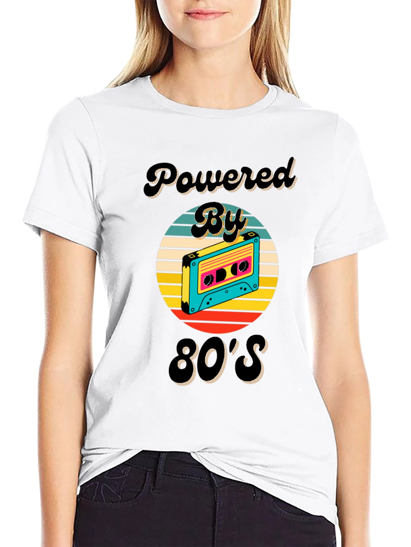 Powered By 80s Graphic T-Shirt