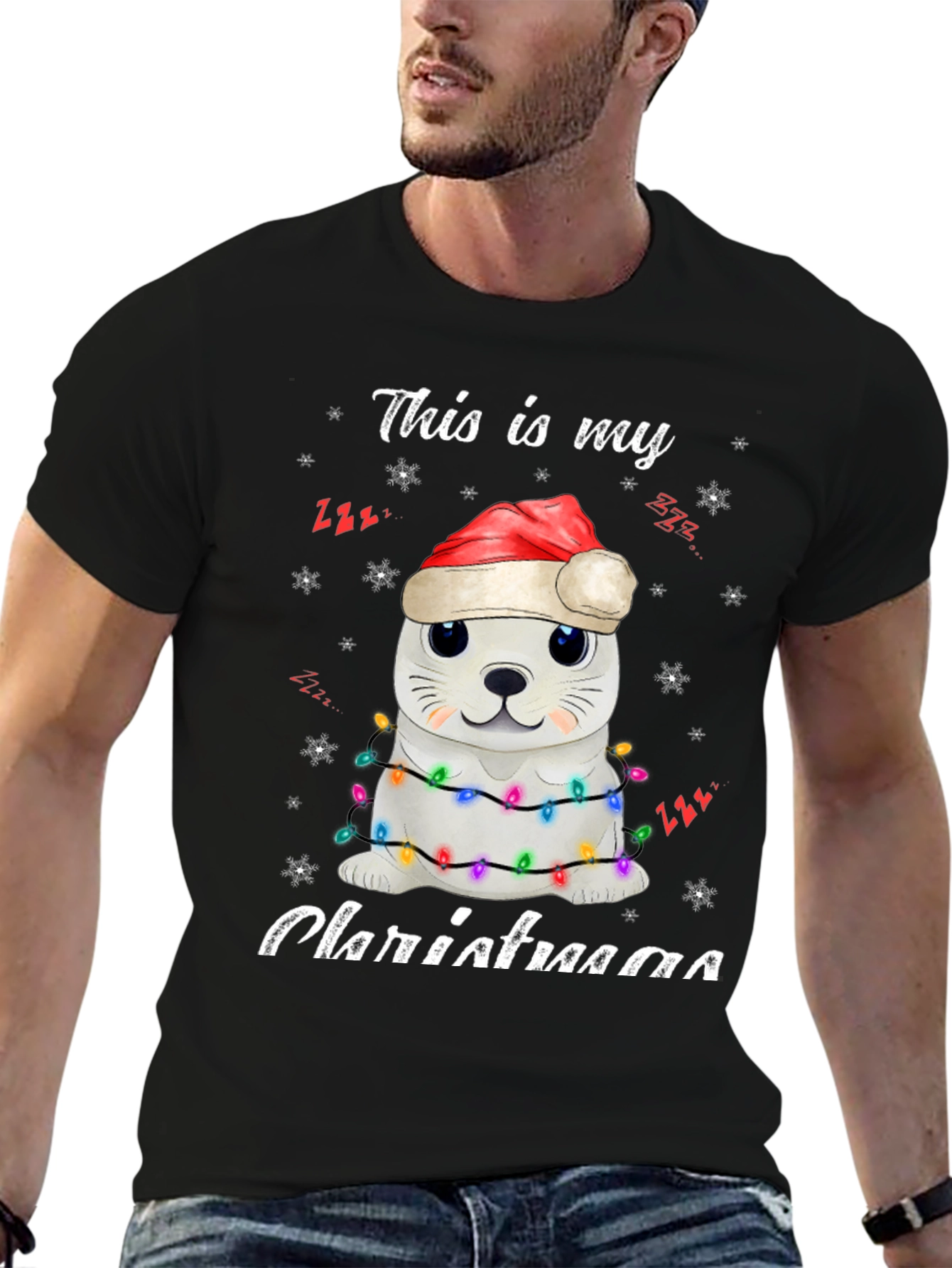 Christmas Seal T-Shirt - Holiday Apparel