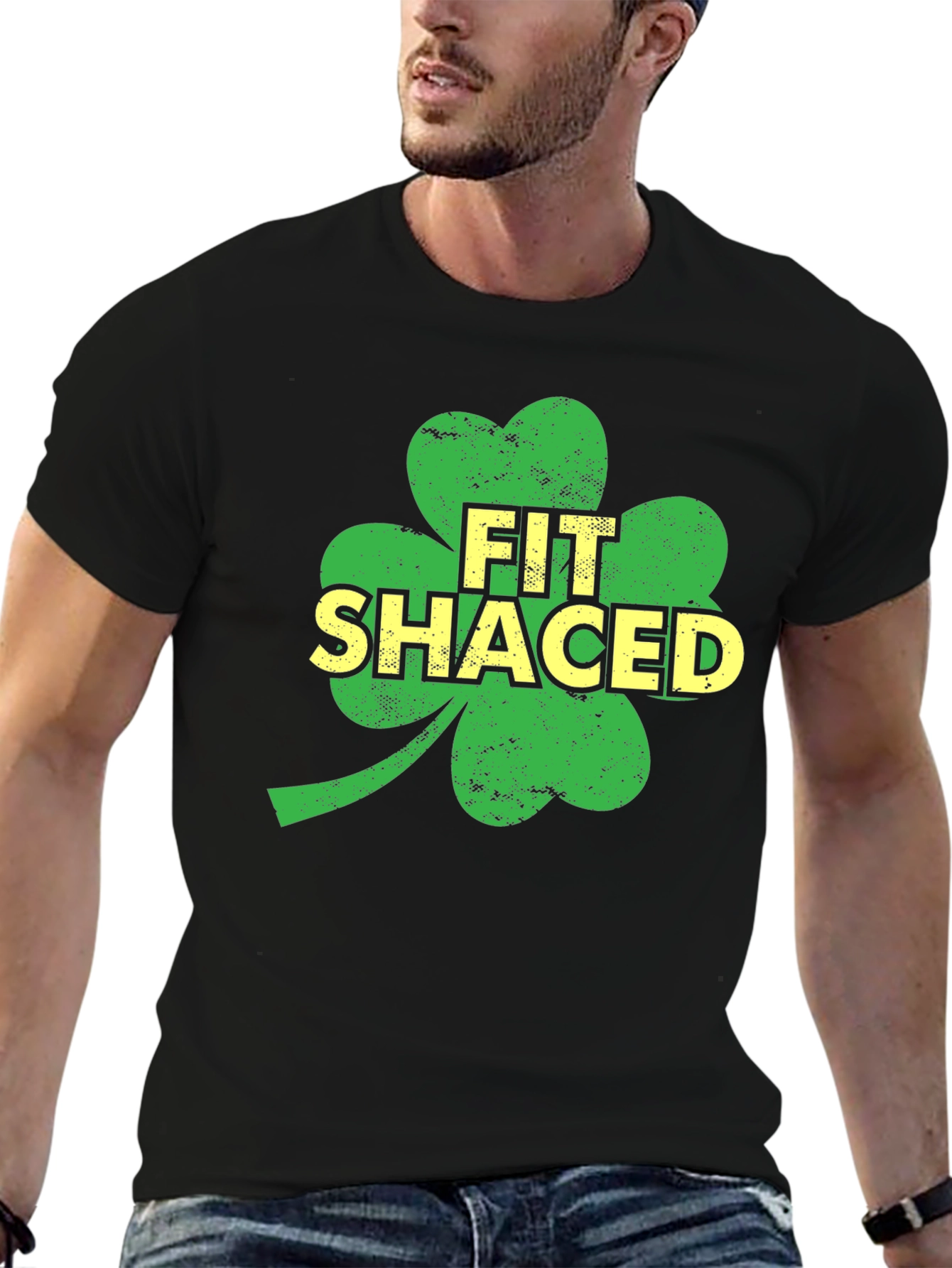 Fit Shaced Shamrock St. Patricks Day T-Shirt