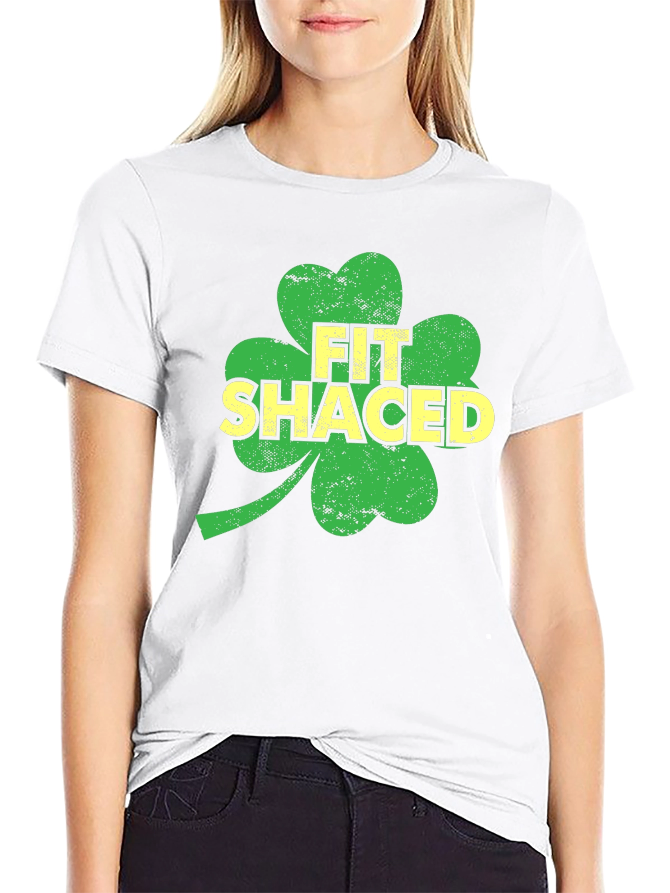 Fit Shaced Shamrock St. Patricks Day T-Shirt